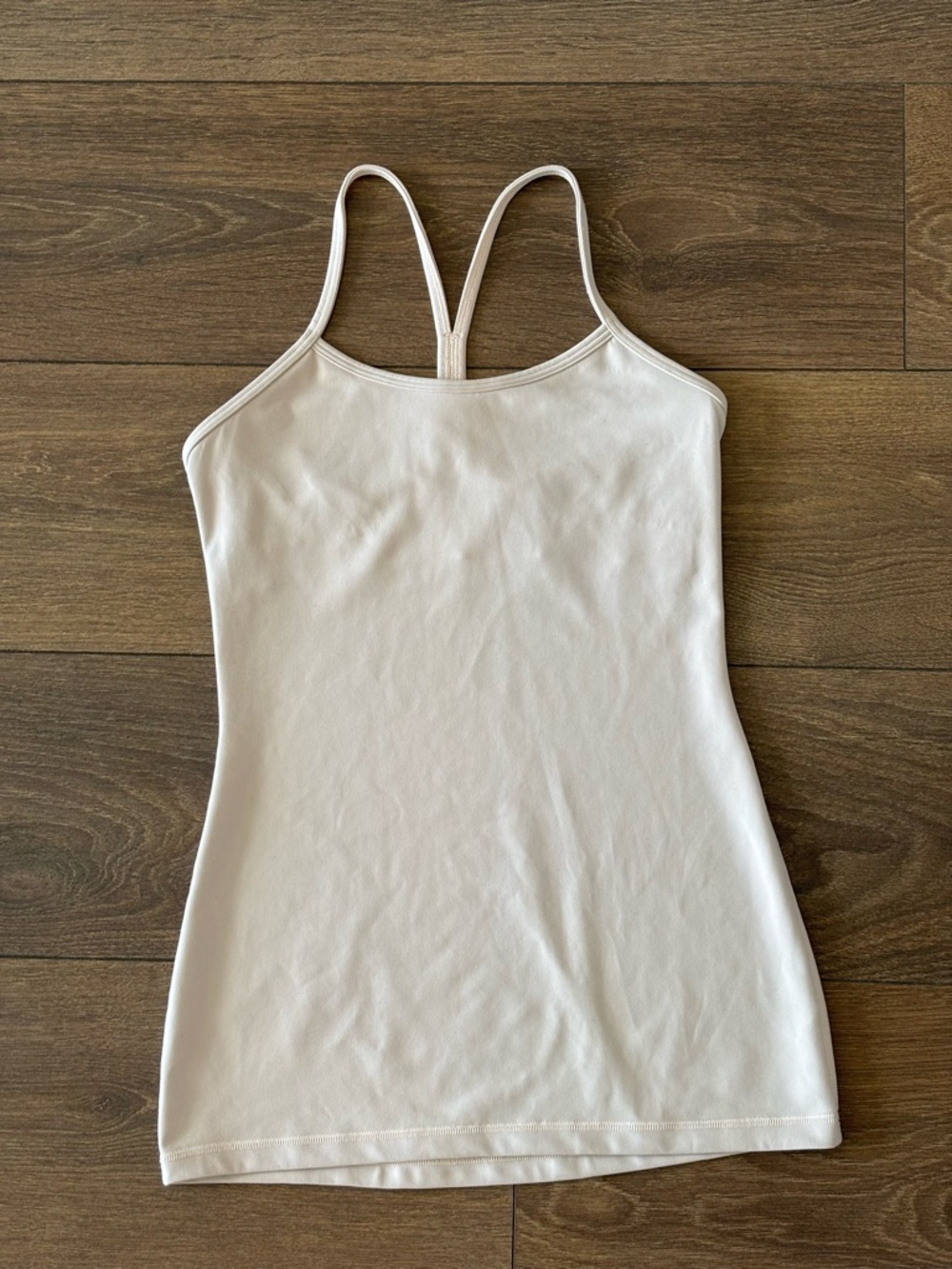 Lululemon Power Y Tank Top Baby Pink with Removable Built in Bra